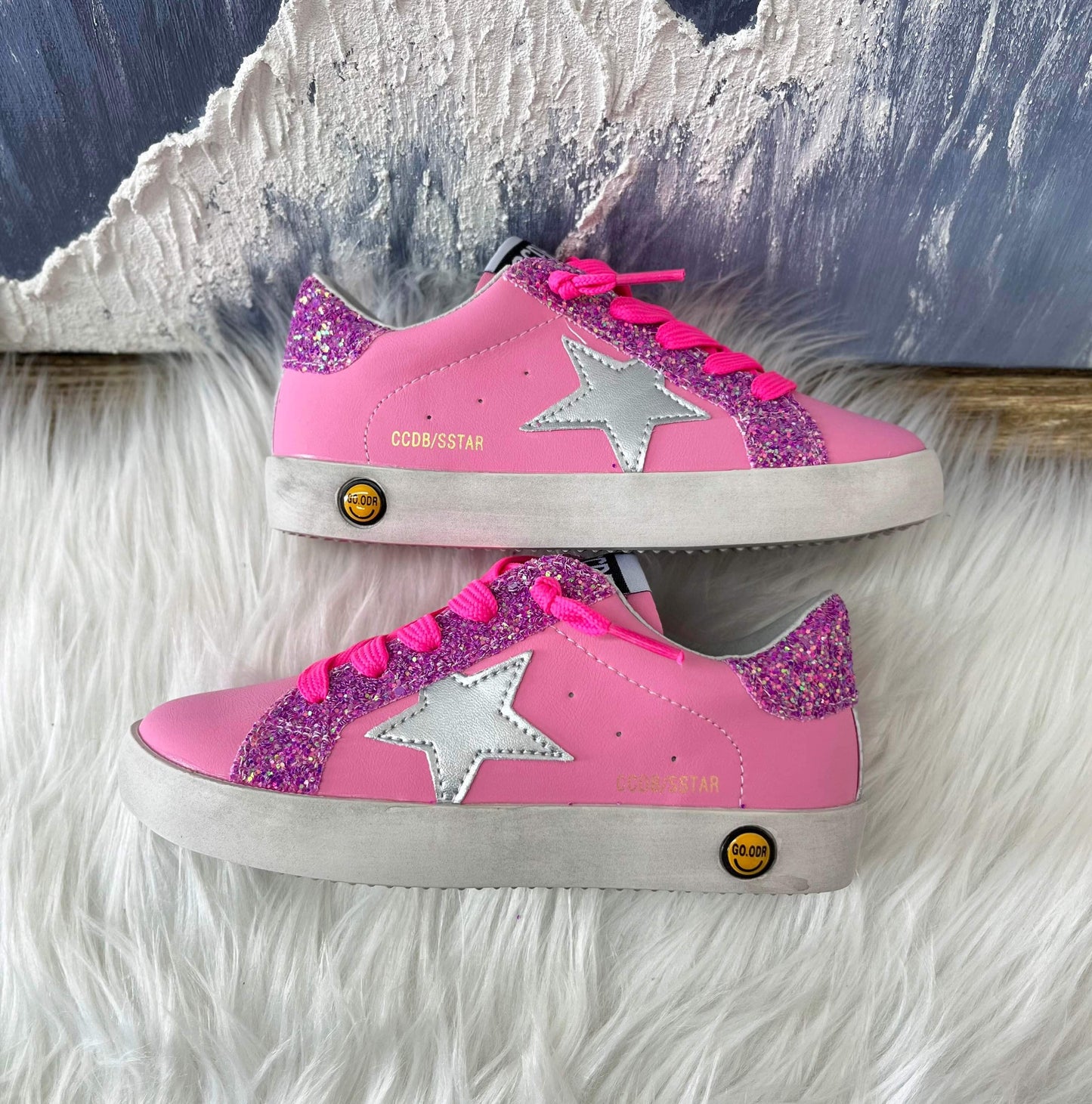 B a r b i e Pink Brand New Sienna Star Sneakers