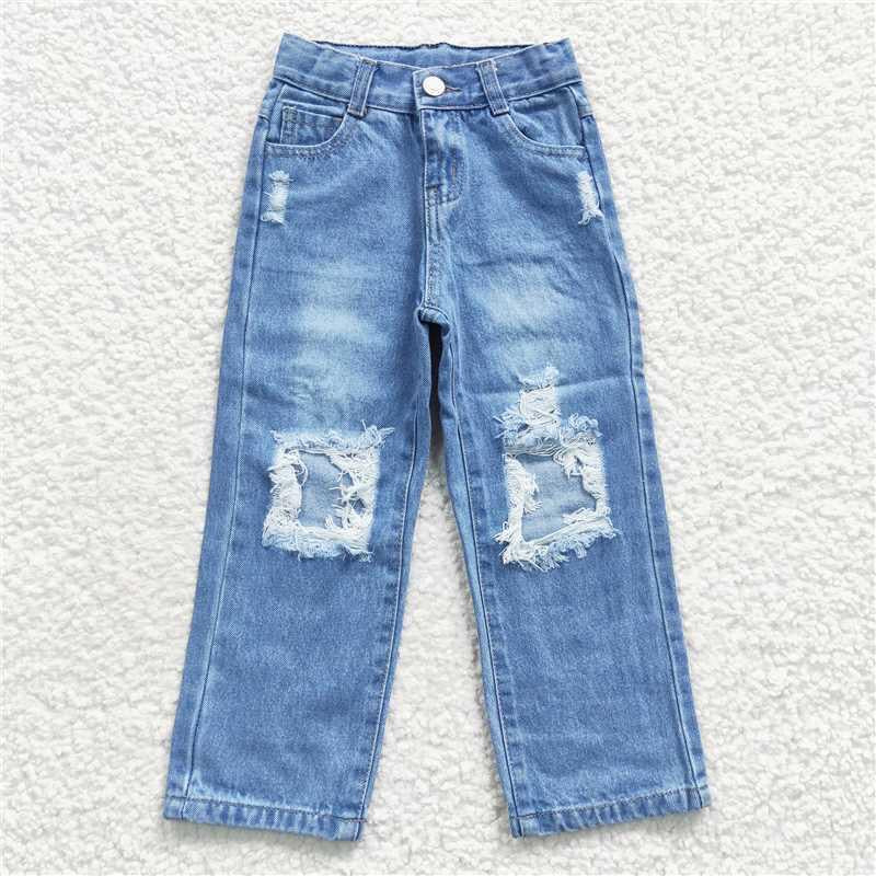 Brand New Distressed Light Wash Jeans