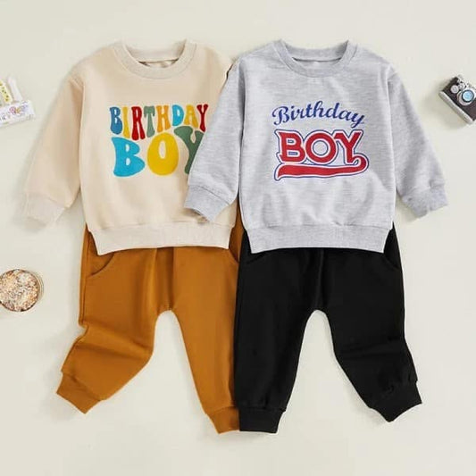 Birthday Boy 2-Piece Jogger Sets