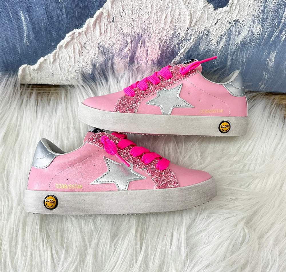 B a r b i e Pink Brand New Sienna Star Sneakers