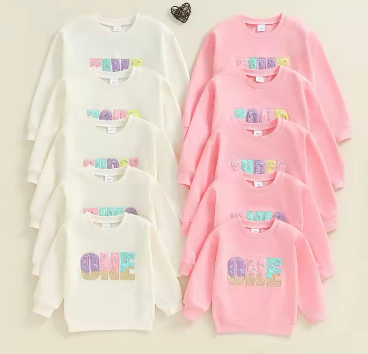 Cupcake Birthday Party Theme Long Sleeved Shirts