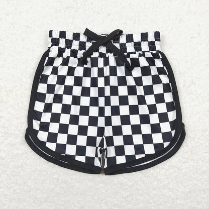 Checkered Print Matching Mommy + Me Shorts